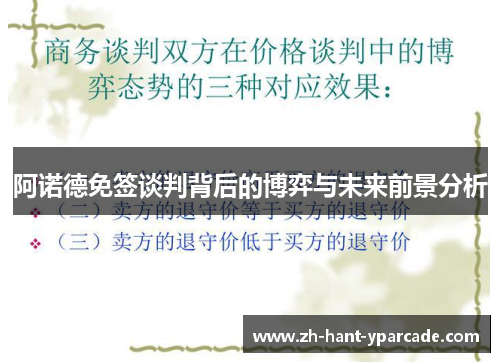 阿诺德免签谈判背后的博弈与未来前景分析 阿诺德免签谈判背后的博弈与未来前景分析